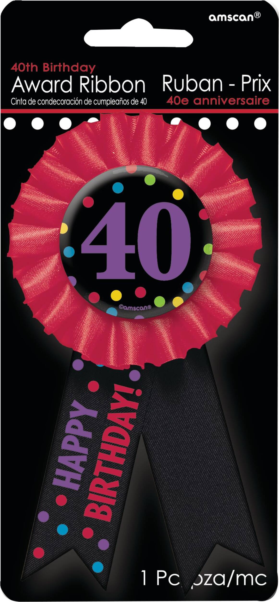 40TH AWARD RIBBON