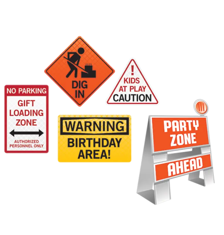 BIG DIG CONSTRUCTION DECOR KIT