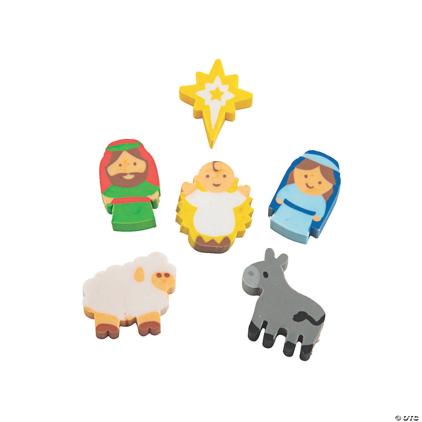 MINI NATIVITY ERASER ASST (SINGLE)