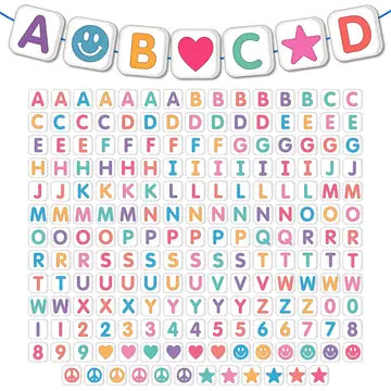 LETTER BEADS BULLETIN BOARD LETTERS 216PC