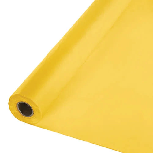BANQUET TABLE ROLL SCHOOL BUS YELLOW