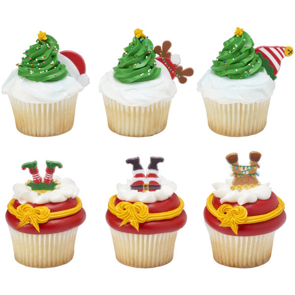 WHIMSICAL FEET/HATS CUPCAKE RINGS
