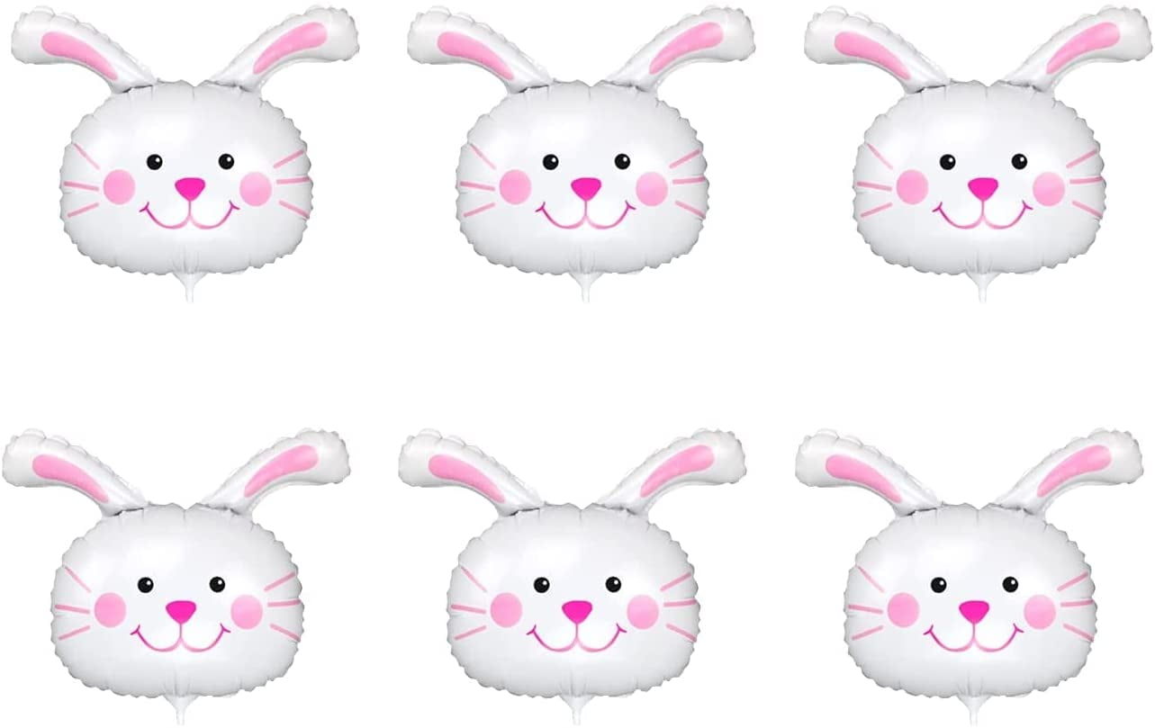 EASTER BUNNY HEAD MYLAR AIR FILL ONLY
