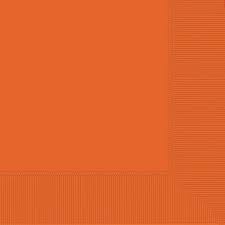 LUNCHEON NAPKINS ORANGE PEEL 50CT