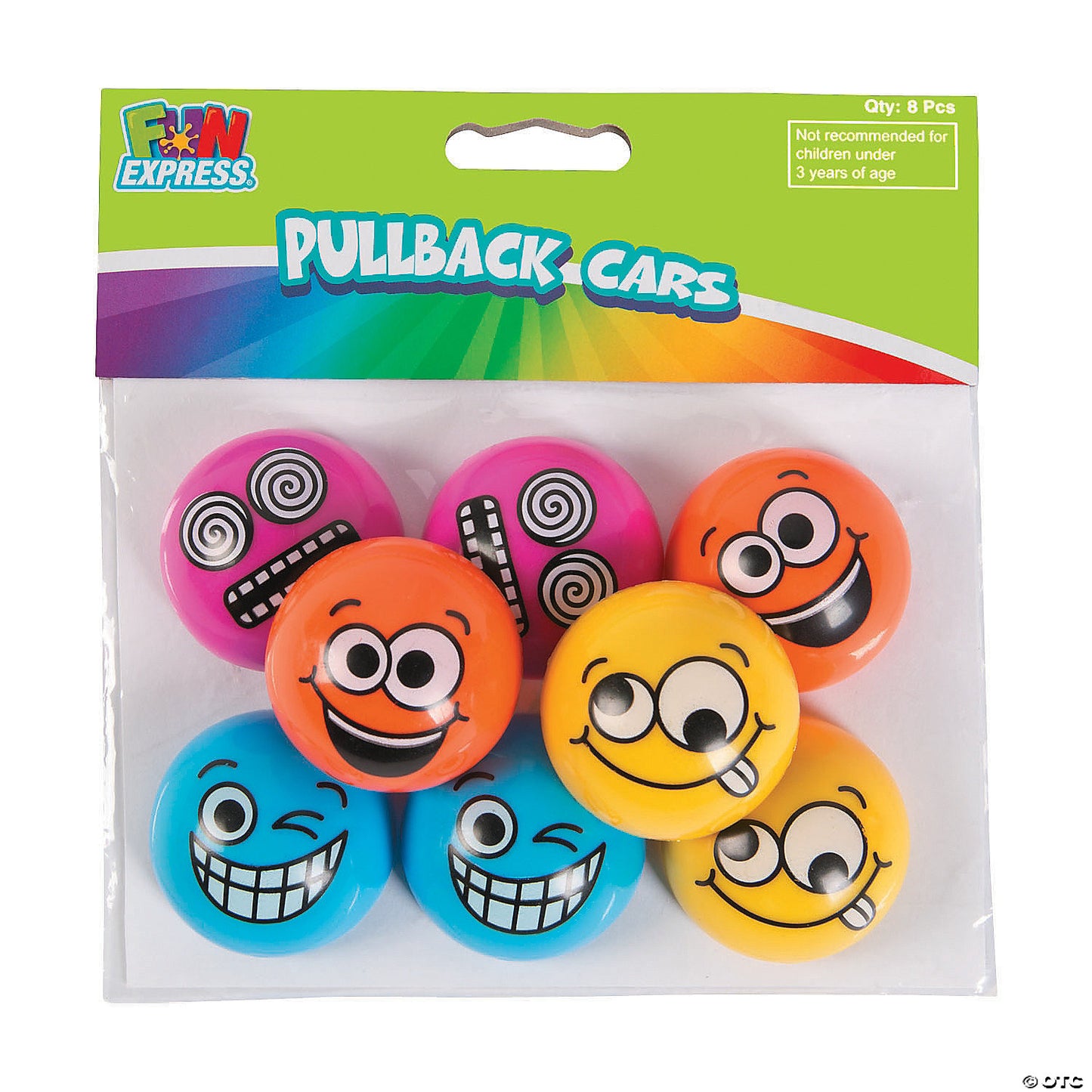 VP EMOJI PULL-BACK TOYS