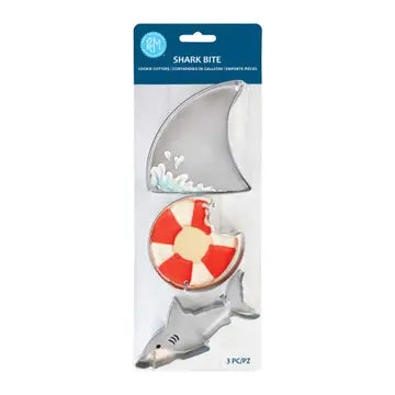3 PC COOKIE CUTTER SET - SHARK BITE