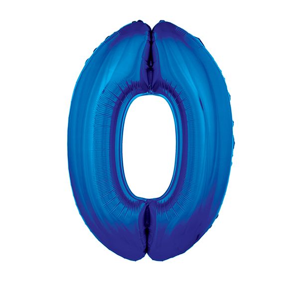 BLUE #0 40" MYLAR-PKG