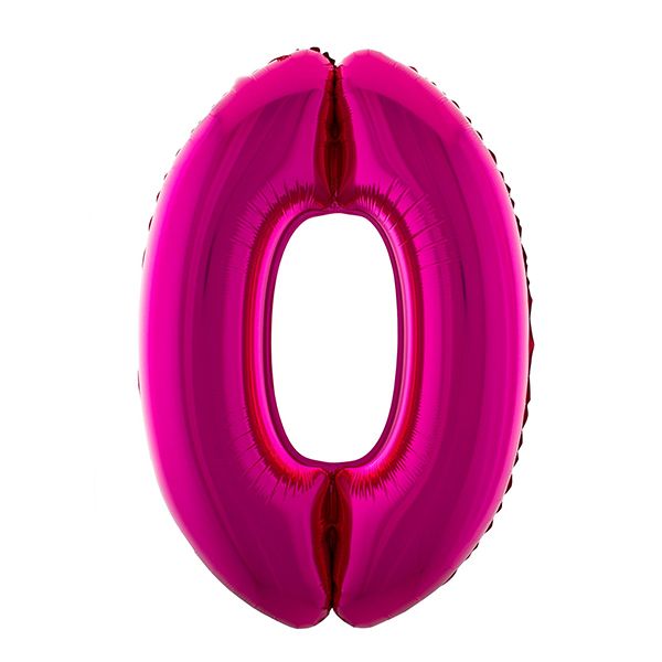 HOT PINK 0 40" MYLAR