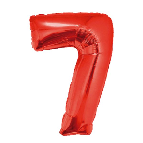 RED 7 40" MYLAR