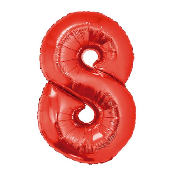 RED 8 40" MYLAR