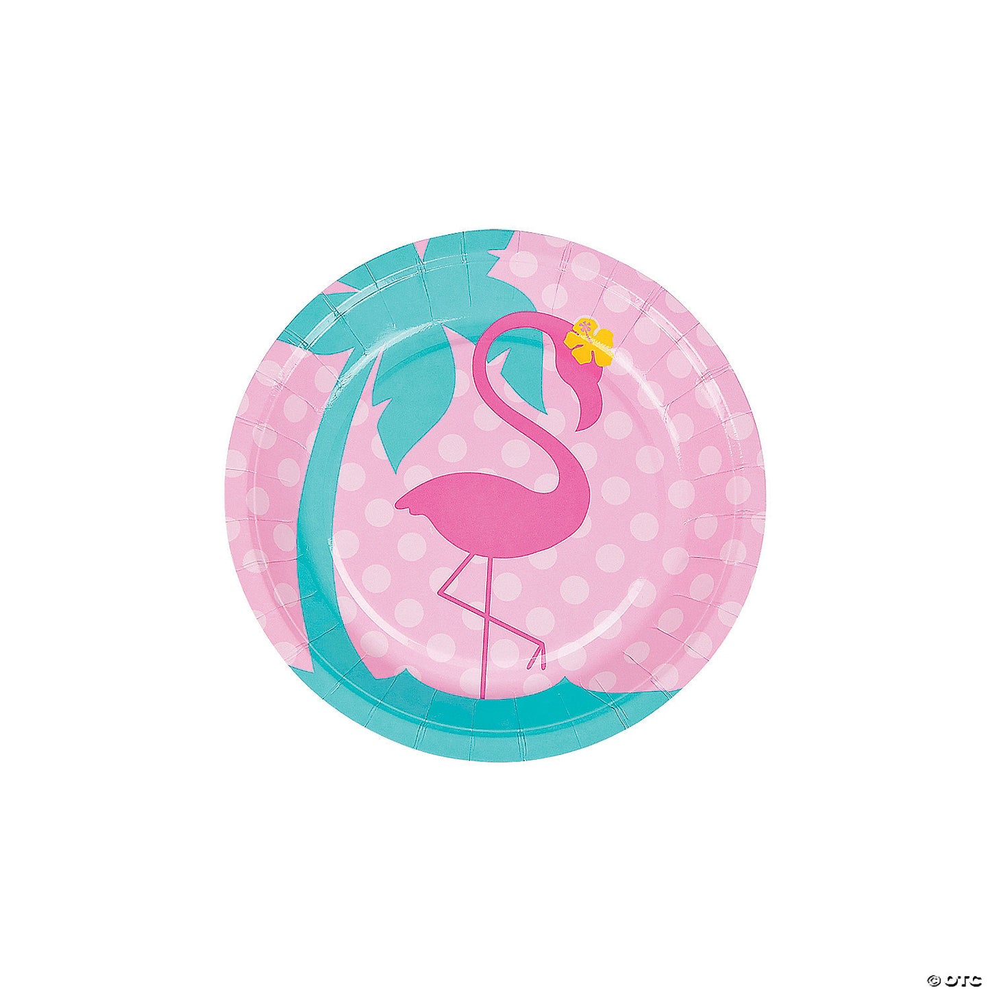 FLAMINGO 7" PPR PLATES 8CT