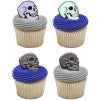 HW METALLIC SKULL CUPCAKE RINGS