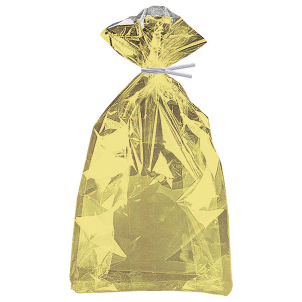 GOLD FOIL CELLO BAGS - 10 CT