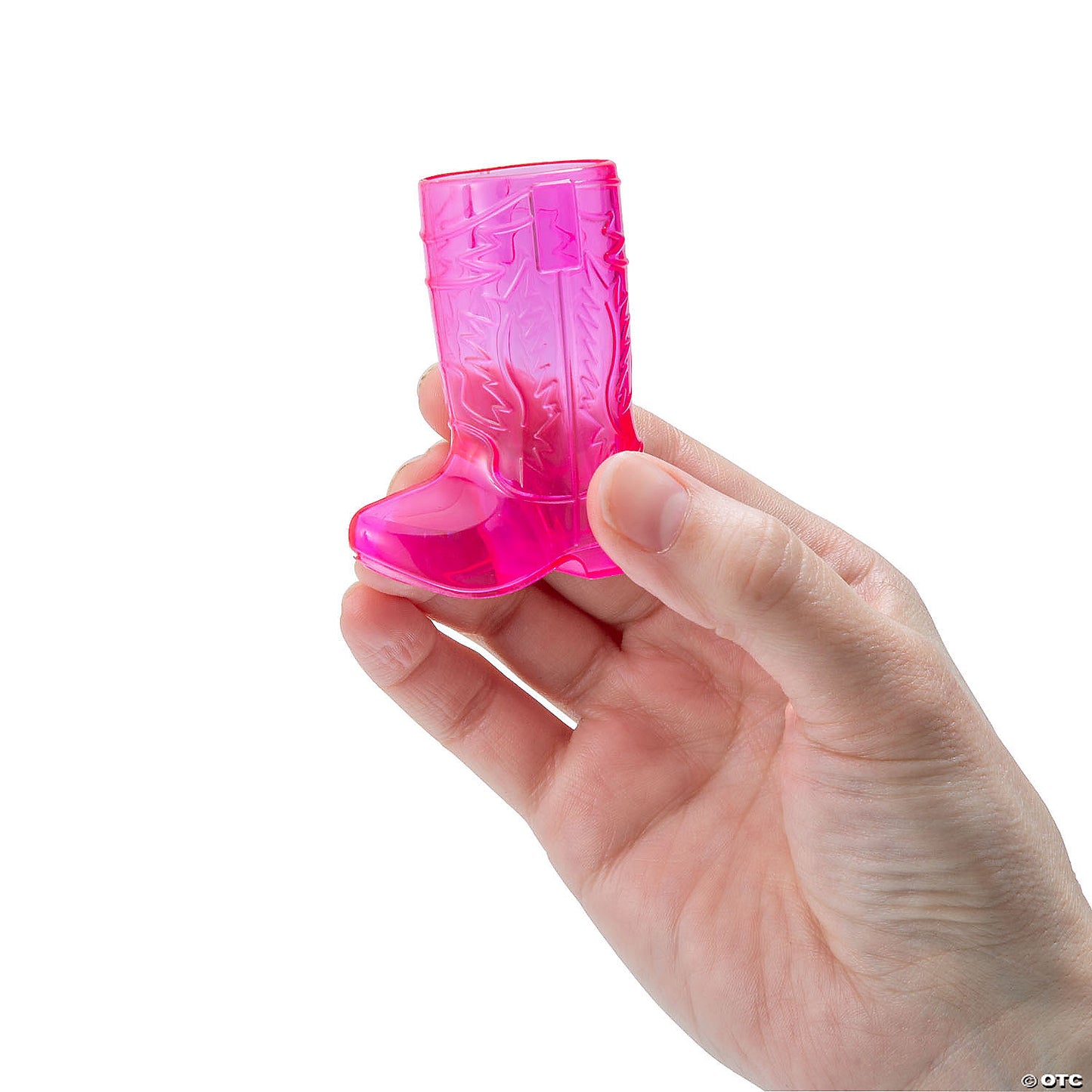 HOT PINK COWGIRL BOOT SHOT GLASS 12CT
