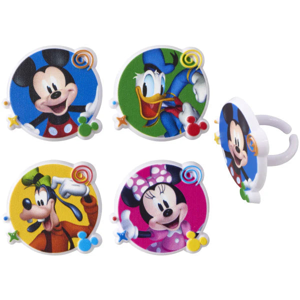 MICKEY MOUSE CH CUPCAKE RINGS 12CT