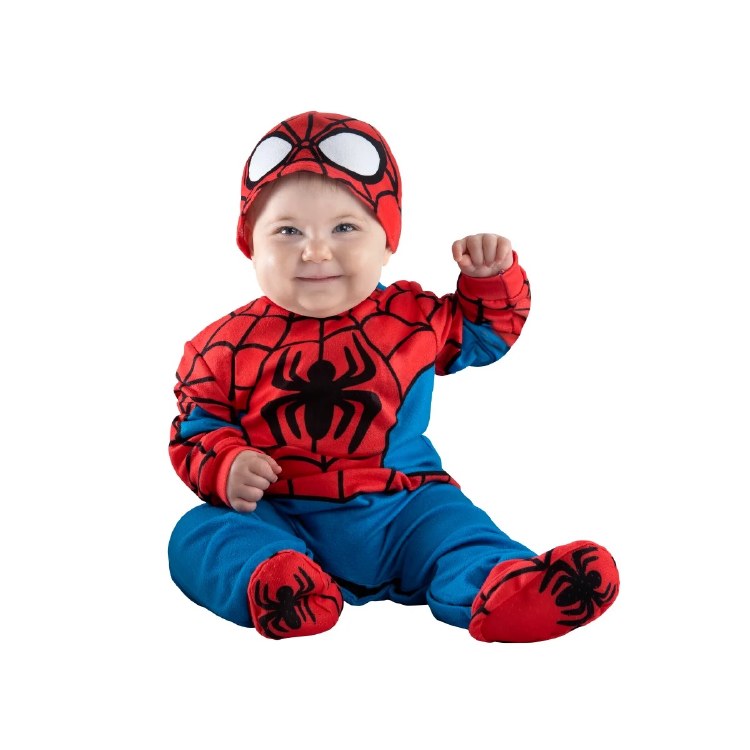 SPIDERMAN INFANT COSTUME 0-6M