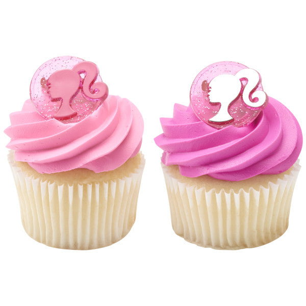 BARBIE SILHOUETTE CUPCAKE RINGS