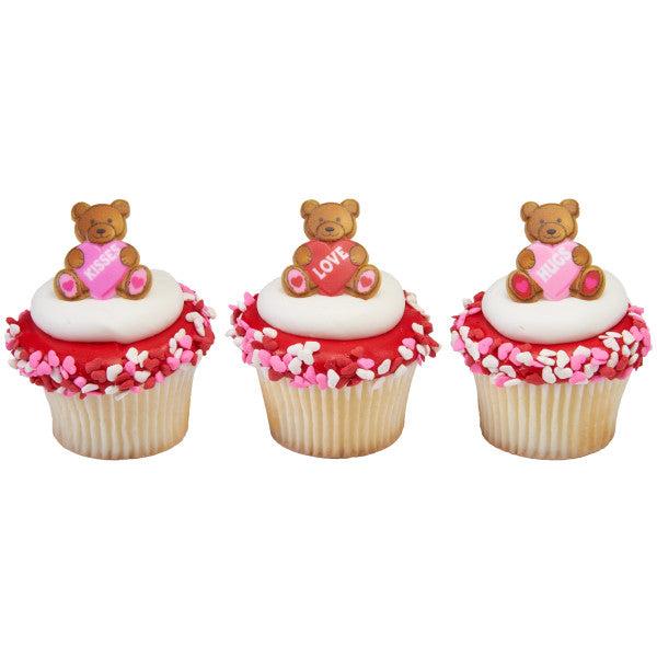 VALENTINE BEARS CUPCAKE RINGS