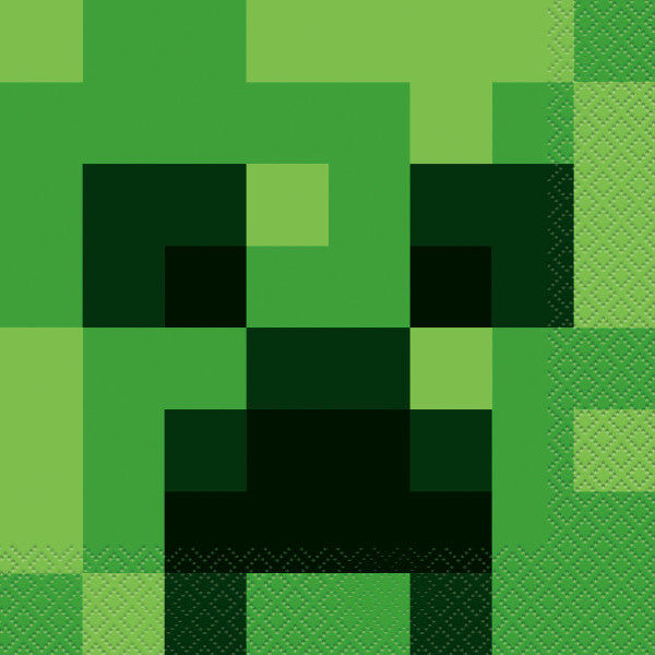 MINECRAFT LUNCH NAPKIN 16CT