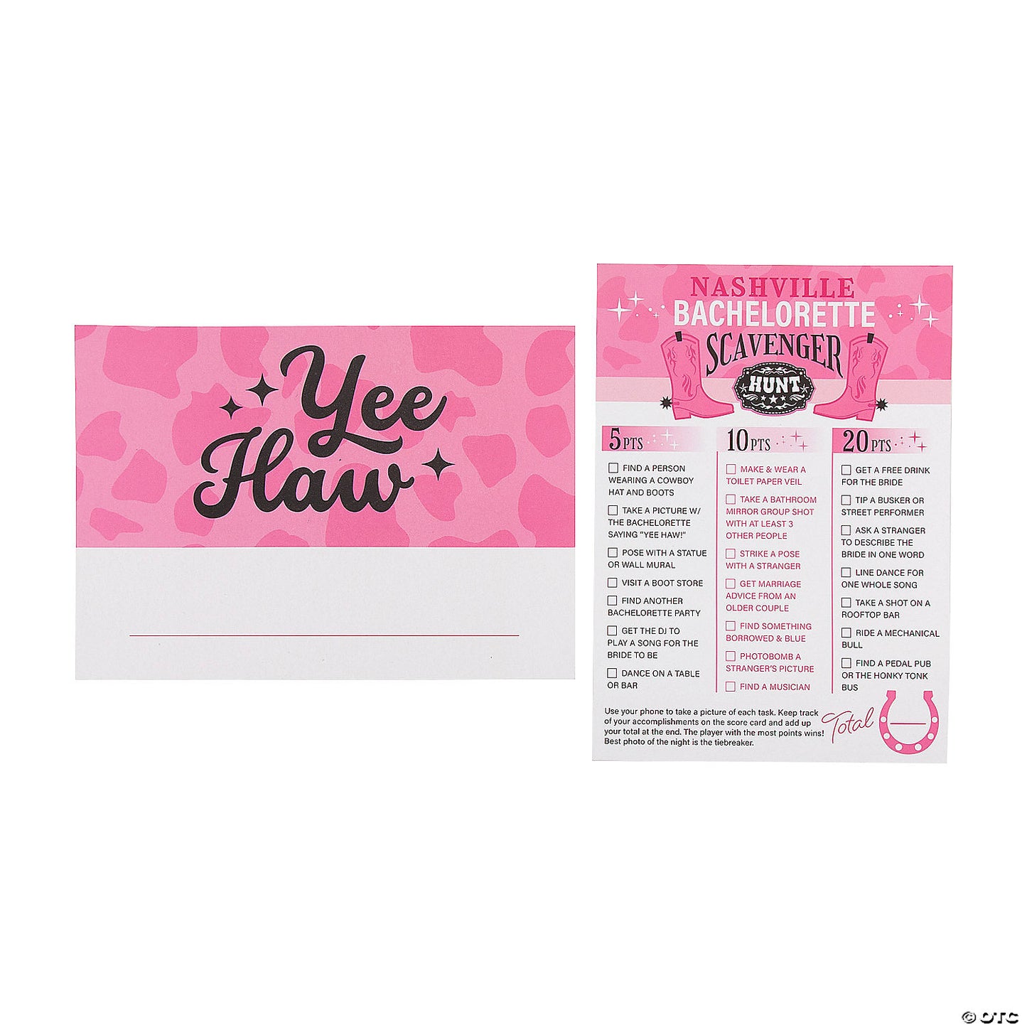 NASH BASH SCAVENGER HUNT CARDS 12CT