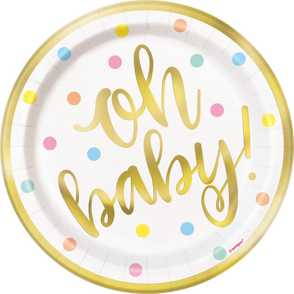 OH BABY 7" PLATES