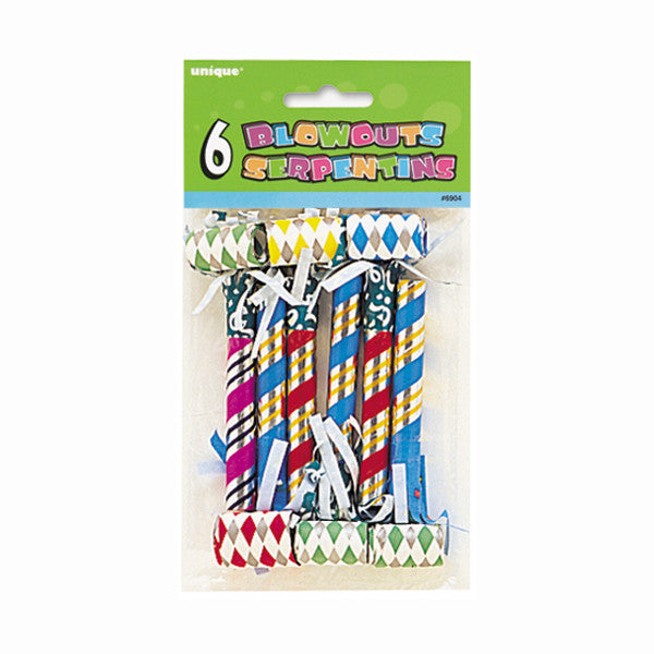 PARTY BLOWOUTS - 6CT