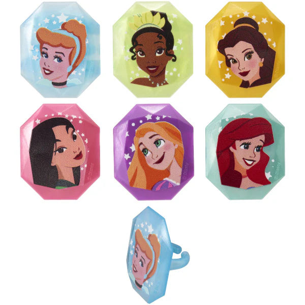 DISNEY PRINCESS CUPCAKE RINGS 12CT