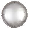 18" CIRCLE MYLAR MATTE SILVER