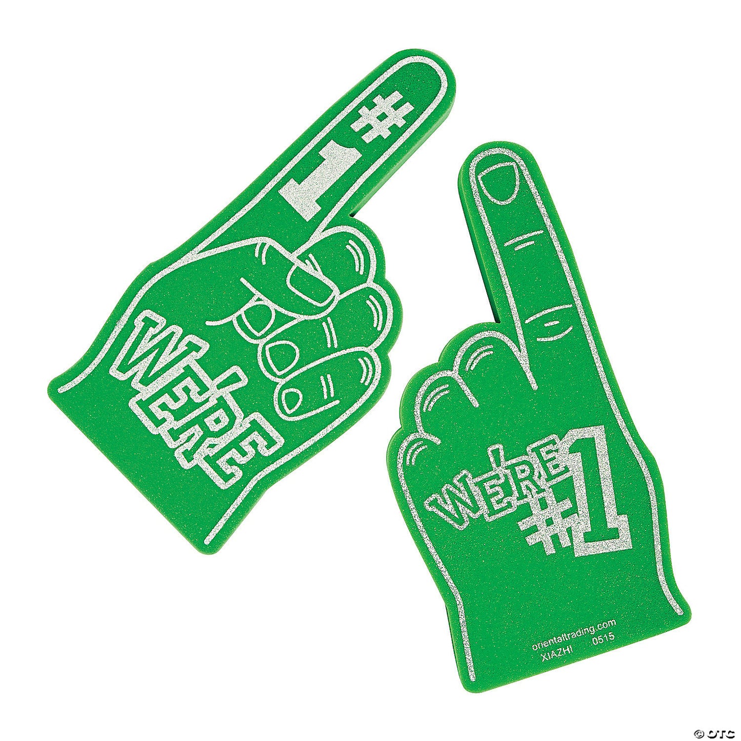 GREEN #1 FOAM HAND