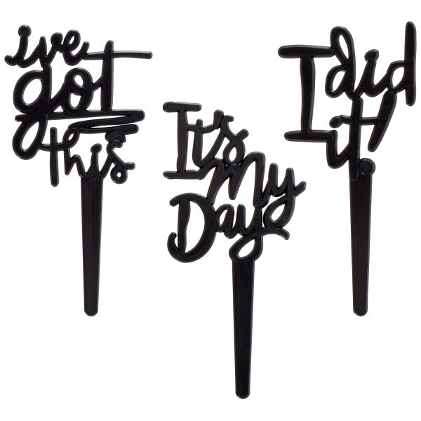 GRAD INSPIRATION TOPPERS 12CT