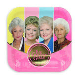 GOLDEN GIRLS 9" SQ DINNER PLATE 8CT