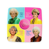 GOLDEN GIRLS 7" SQ DESSERT PLATE