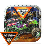 MONSTER JAM 9" PPR PLATES 8CT