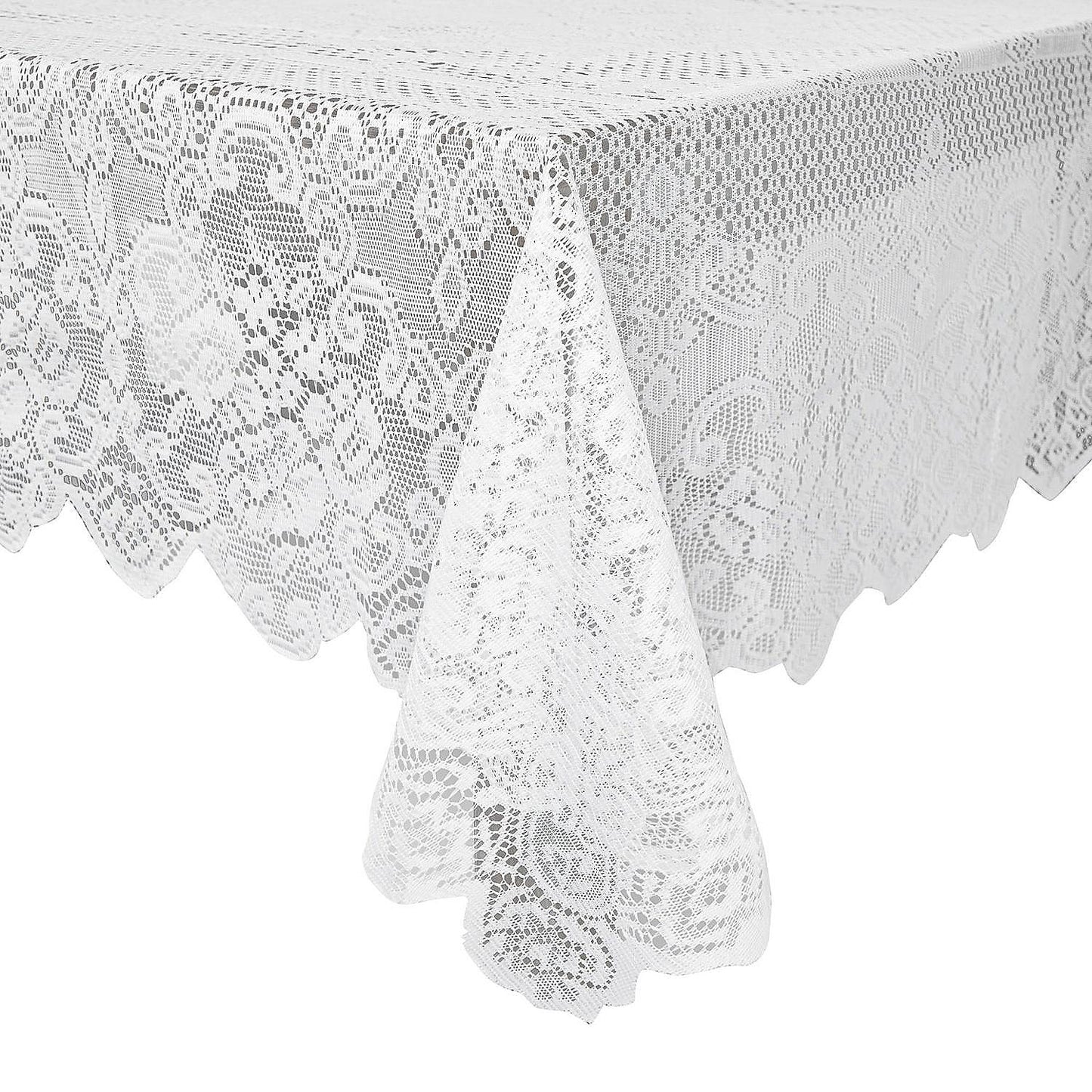 DIVINE SCROLL LACE TABLECOVER