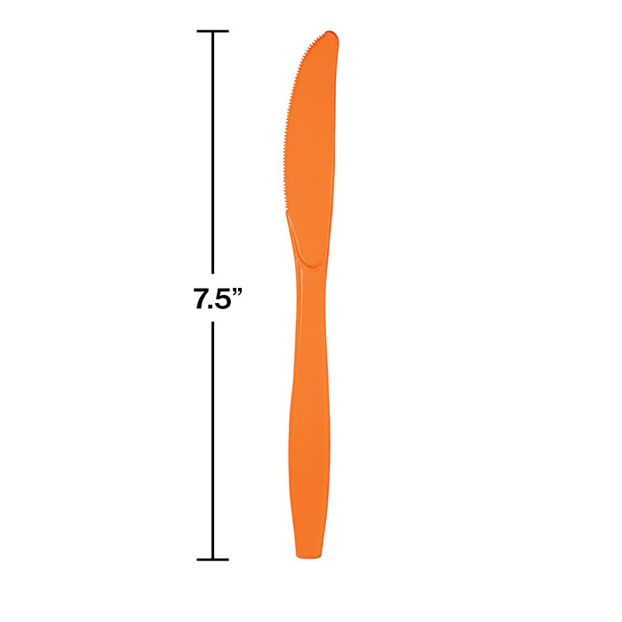 SUNKISSED ORANGE PL KNIVES 24CT
