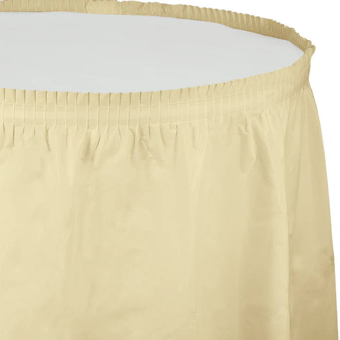 IVORY 14' PL TABLESKIRT