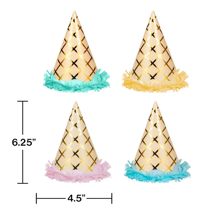 PARTY HATS ICE CREAM PARTY