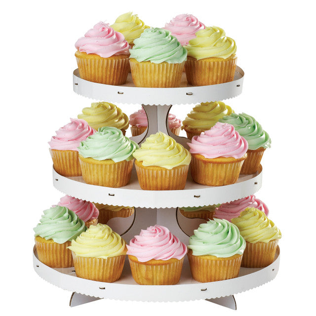 CUPCAKE STAND-WHITE