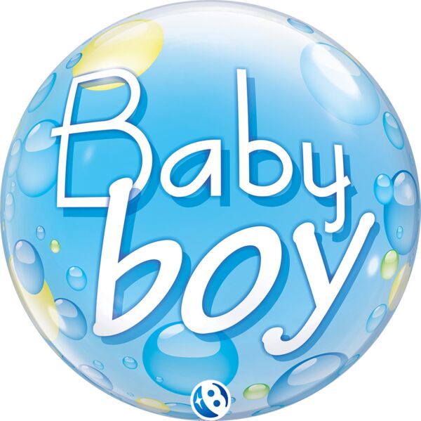 22" BUBBLE BABY BOY BLUE