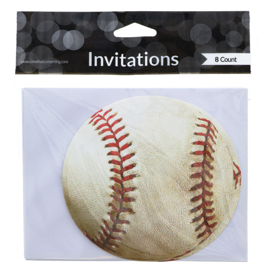 BASEBALL POSTCARD INVITATIONS