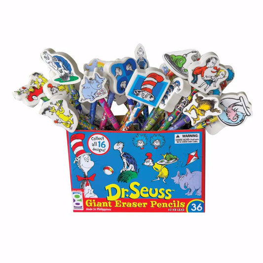 DR. SEUSS PENCIL W/ GIANT ERASER