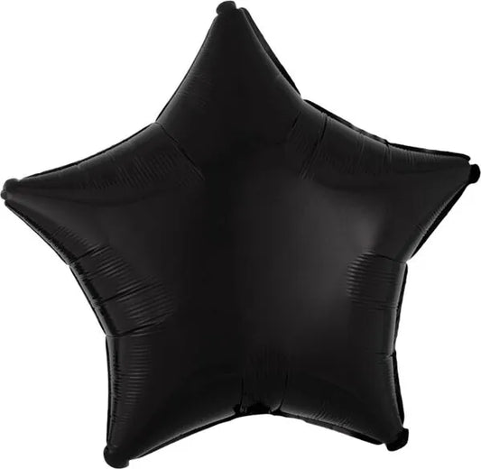 BLACK STAR 18" MYLAR