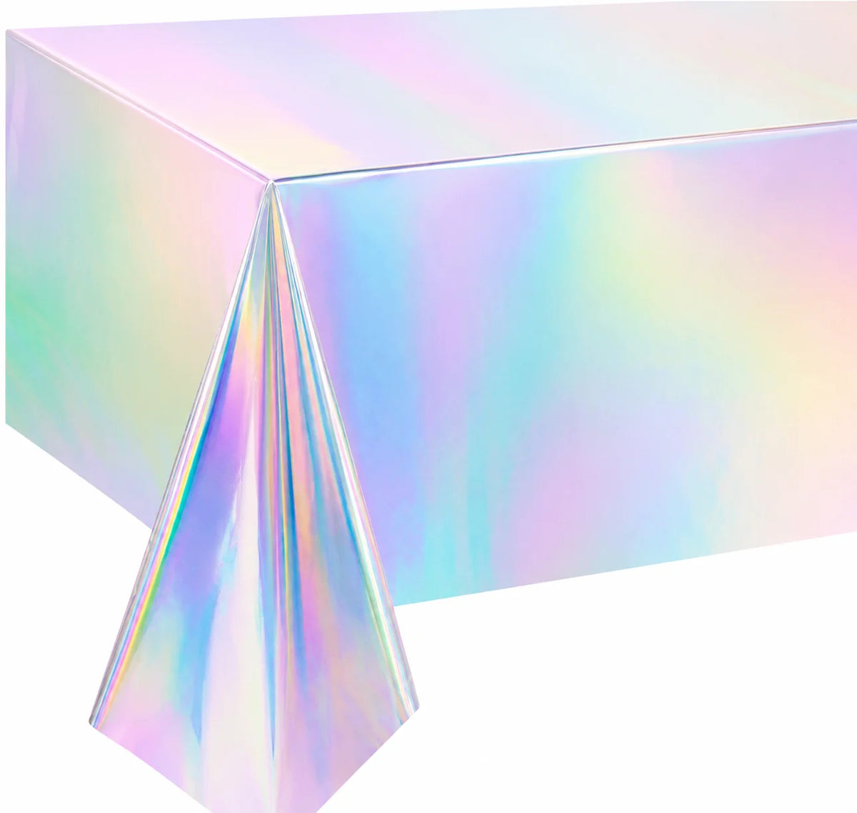 IRIDESCENT FOIL TABLECOVER