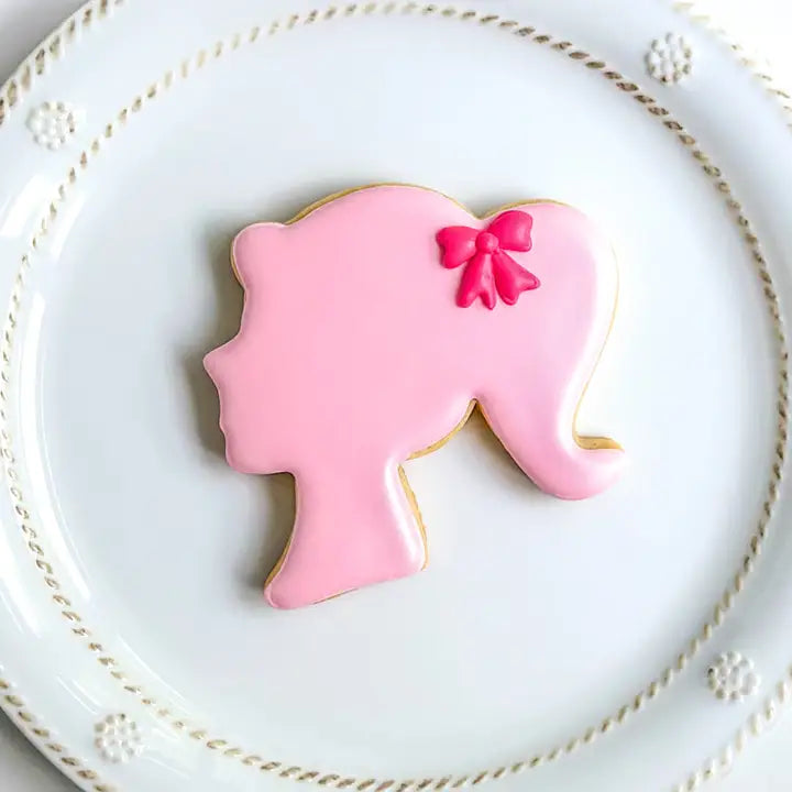 BARBIE HEAD COOKIE CUTTER