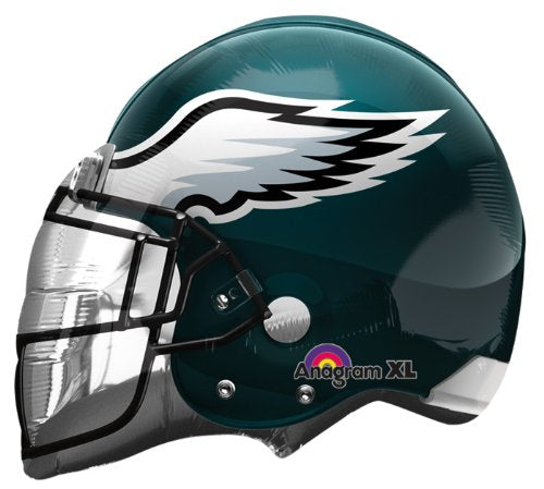 NFL EAGLES HELMET SHAPED 21" MYLAR