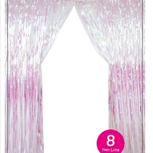 3'X8' FOIL CURTAIN IRIDESCENT