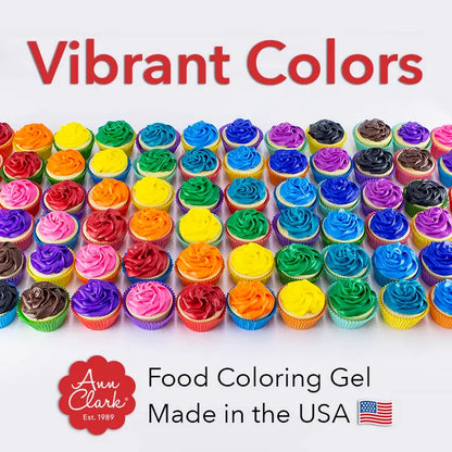 ANN CLARK FOOD COLORING GEL 12PACK