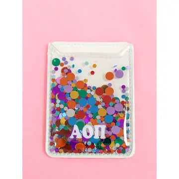 SORORITY CONFETTI PHONE WALLET