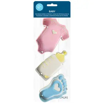 3 PC COOKIE CUTTER SET - BABY