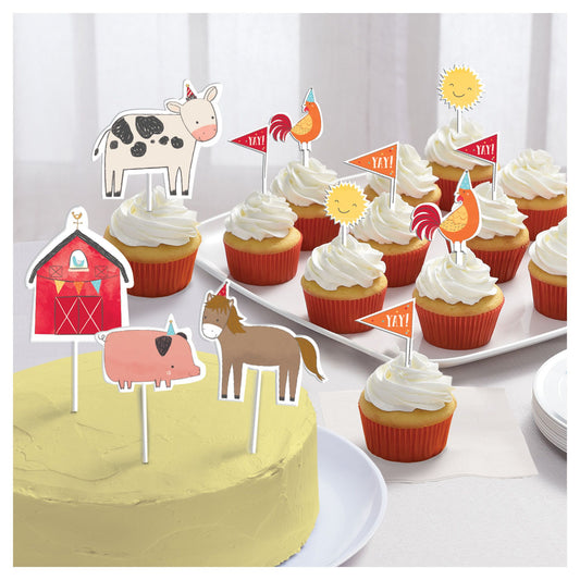 BARNYARD BIRTHDAY TOPPER KIT